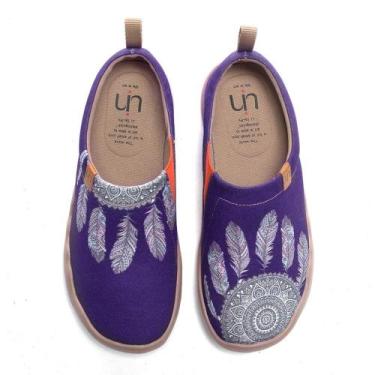 Imagem de Tênis UIN Wind Chimes Painted Canvas Slip-On para mulheres