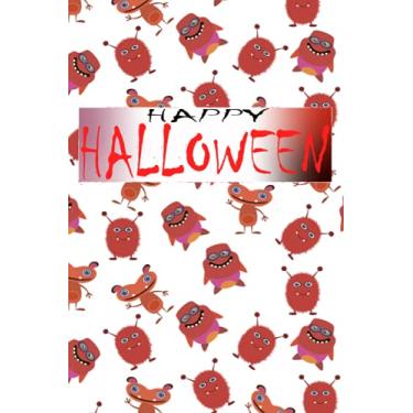 Imagem de Happy Halloween Diary, Notebook, Journal: | Lined Pages with Cute and Beautiful Monster in Different Mood Cover Design. for Your Kids,.. One too | Premium Interior Halloween Theme.