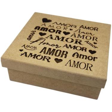 Imagem de Caixa MDF, Caixas de Presente MDF Decorativa. Expresse Seus Sentimentos Com Esta Caixa Encantadora. Tem o Tamanho Certo: Nem Grande, Nem Pequena. Ideal para Presentear com Chocolates e Mimos.