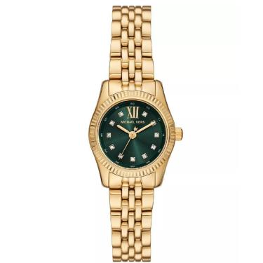 Imagem de Relógio Michael Kors Lexington MK4842/1DN Dourado e Verde-Feminino