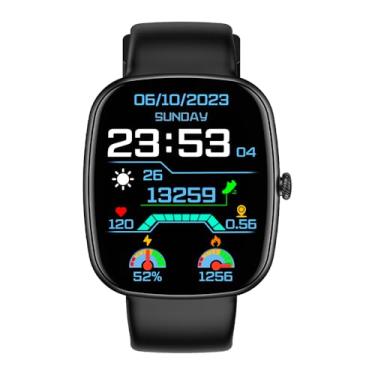 Imagem de RelóGio Inteligente Tela Hd Touch 1.83", Ip67 à Prova D‘áGua, Bateria De 7-15 Dias, MemãRia Externa De 64 Mb, 8 Modos Esportivos, Chamadas Bluetooth, NotificaçõEs, Smartwatch Preto