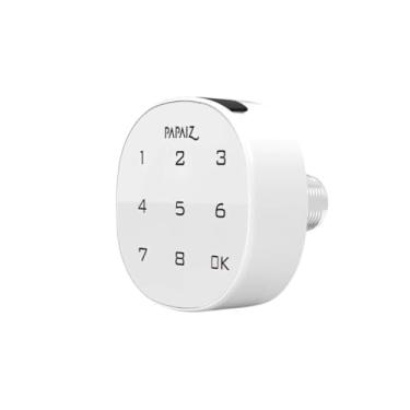 Imagem de Papaiz Fechadura Eletrônica P/Móveis M1602 Com 8 Dígitos - Branco