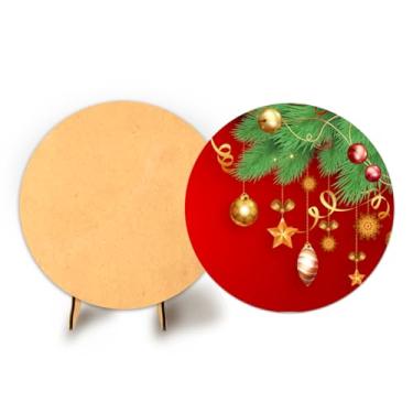 Imagem de Painel C Elastico Sublimado 50cm Natal + Suporte MDF (NAT075)