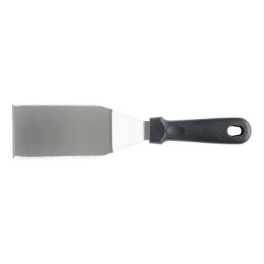 Imagem de Espátula Curva Em Aço Inox Cabo Preto 6538 Weck