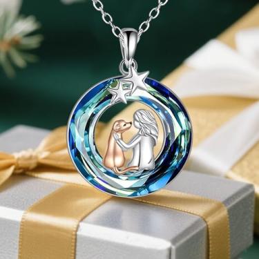 Imagem de Colar de irmãs para mulheres, joias de colares de amizade, presentes de aniversário, Natal, formatura para mãe, esposa, Standard, Metal, Sem Pedra Preciosa