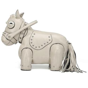 Imagem de Lyuxhetaokdiq Bolsa tiracolo tiracolo masculina e feminina exclusiva para homens e mulheres, Bege, Medium