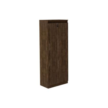 Imagem de Armário de Escritório ME4151 c/ 2 Portas c/ Chave Nogal - Tecno Mobili
