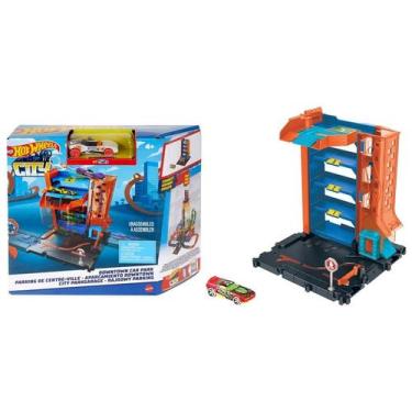 Imagem de Pista Hot Wheels City Estacionamento Com Veículo -  Parkgarage - HDR28