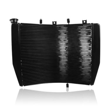 Imagem de WORLDMOTOP Radiador de resfriamento de alumínio para Kawasaki ZX14R ZX 14R ZZR1400 ZZR 1400 2006-2011 refrigerador do radiador do motor