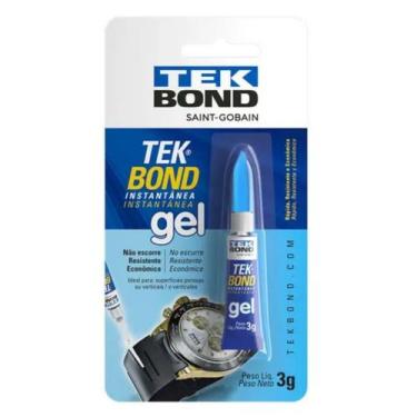 Imagem de Super Cola Gel Instantâneo Transparente Tekbond 3g - Tek Bond