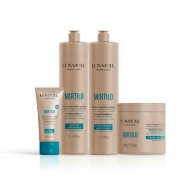 Imagem de 1010LW-Kit Equilibrante Mirtilo – Shampoo 1L-Condicionador 1L-Leave-in180ml-mascara450g-Feminino