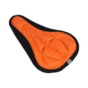Imagem de Selim De Bicicleta Com Gel Amortecido Largo, Capa De Assento 3D, Almof
