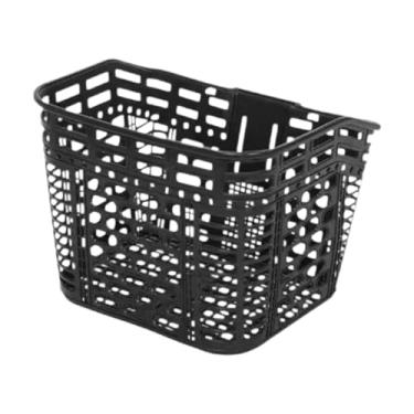 Imagem de Vaveren Cesta frontal para bicicleta, cesta de bicicleta removível, moderna e resistente, suporte para carga de bicicleta, transporte de animais de estimação