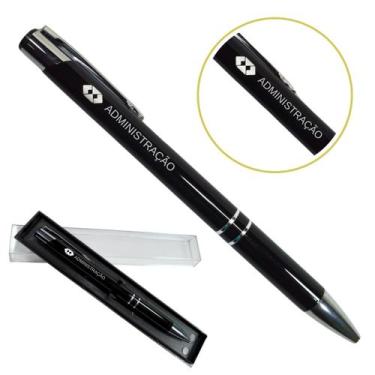 Imagem de Caneta Personalizada Coloridas Cursos Metal Profissional Administração