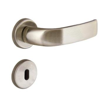 Imagem de Fechadura Interna S40 Roseta Latonado Home Aliança - Aliança Metalúrgi