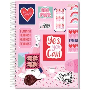 Imagem de CADERNO UNIVERSITÁRIO C/D ESPIRAL 12 MATÉRIAS 168 FLS POWER GIRL