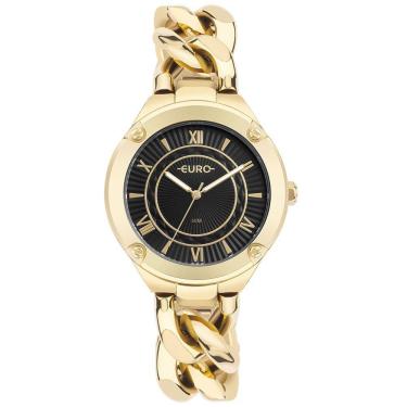 Imagem de Relógio Euro Feminino Chains Dourado - Eu2035ytj-4p
