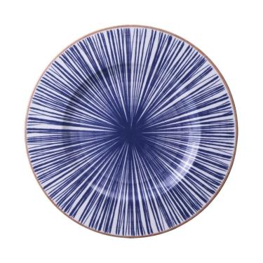 Imagem de Prato Raso Tramontina Abstratta Em Porcelana Decorada 28 Cm