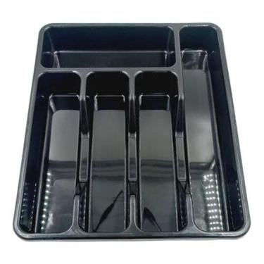 Imagem de 2X Organizador Separador De Talheres De Gaveta Cozinha Práti