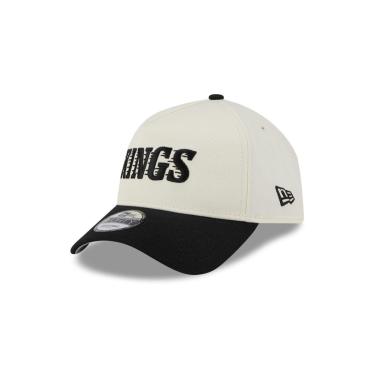 Imagem de BONE NEW ERA 9FORTY A-FRAME SNAPBACK LOS ANGELES KINGS NHL OFF WHITE-Masculino