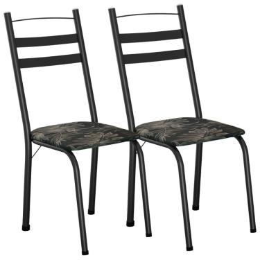 Imagem de Kit 2 Cadeiras Tubu America 061 Preto