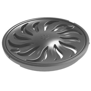 Imagem de Grelha Abre-fecha Dn100 Redonda Titânio - 27501508 - Tigre Grelha Abre-fecha Dn100 Redonda Titan Ti 27501508