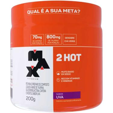 Imagem de 2hot Max Titanium Pote 200g Sabor Uva 2 Hot Max Titanium