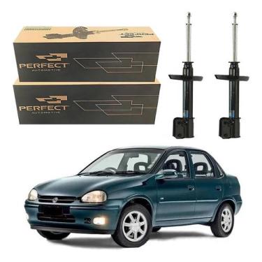 Imagem de Par Amortecedor Dianteiro Corsa Sedan 1.0 1.6 1996 A 2002 - Perfect