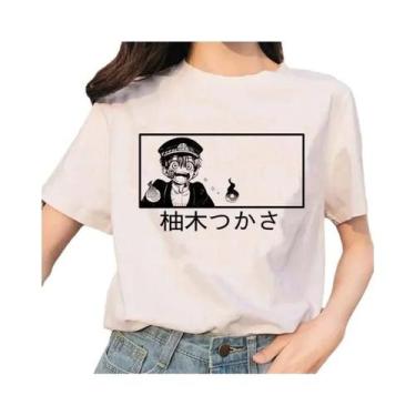 Imagem de Camiseta Feminina Harajuku Ullzang Hanako-Kun - Estampa Gráfica Anos 9