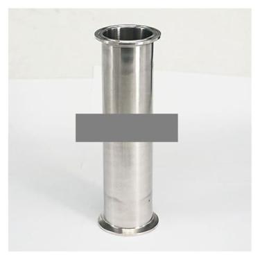 Imagem de Braçadeira tripla de 3,8 cm x 38 mm OD tubo carretel comprimento do tubo 610 mm (24") para Homebrew SUS304 aço inoxidável