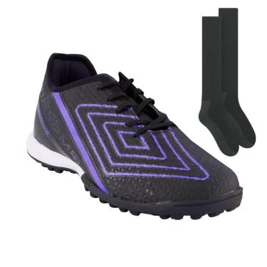 Imagem de Kit Chuteira Society Umbro Chrome + Par de Meião-Masculino