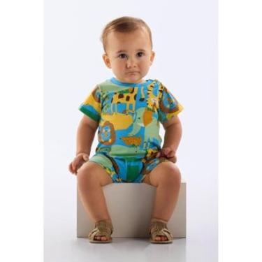 Imagem de Macaquinho Estampado para Bebê Menino Up Baby-Masculino