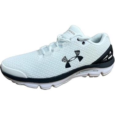 Imagem de Under Armour Charged Gemini 2020 Tênis de corrida masculino 3023276, Cinza/azul, 44