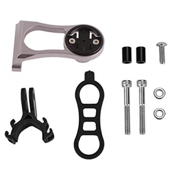 Imagem de Generic Suporte de Extensão de Computador para Odômetro de Bicicleta Design de Placa Larga Durável para Entusiastas do Ciclismo Suporte de Haste de Liga de Alumínio para a Maioria das Bicicletas (#3)