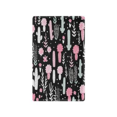 Imagem de Wassud Placa de cobertura de interruptor de luz com padrão de cacto fofo, capas de tomadas duplex, placa de parede, decoração de casa, sala de estar, quarto, decoração