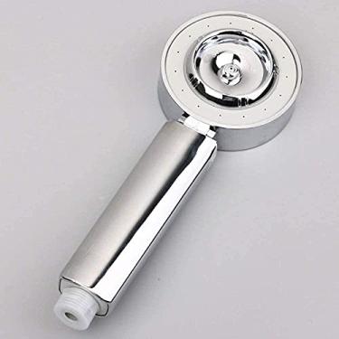 Imagem de YYBOES Chuveiro cabeça de chuveiro com filtro de chuveiro, chuveiro de mão, chuveiro de dupla função dupla face, chuveiro de banheiro com absorção circular de economia de água, chuveiro de alta