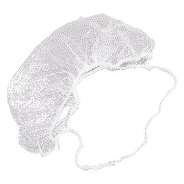 Imagem de Luqeeg Protetores de Barba Descartáveis, Elásticos e Respiráveis, Redes Protetoras para Trabalhadores de Serviços de Alimentação, 100 Peças de Nylon para Cozinha de Restaurante (Branco)