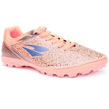 Imagem de Chuteira Society Dray Layt Masculino - Laranja e Marinho - 42-Masculino