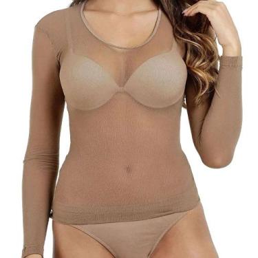 Imagem de Blusa Segunda Pele Feminina Lupo Loba Manga Longa  Térmica, Confortáve