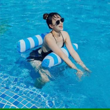 Imagem de Boia Rede para Piscina - Festas e Diversão com Snel Home, Azul, único