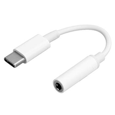 Imagem de Adaptador de áudio tipo C para 3,5 mm, conversor USB C para fone de ouvido com cabo TPE para ouvir música e chamadas, compatível com telefones e tablets Android
