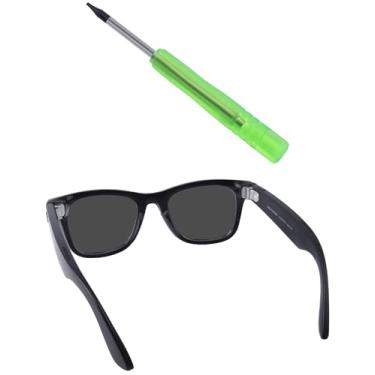 Imagem de BLAZERBUCK Chaves de fenda para óculos inteligentes Ray-Ban Meta Wayfarer RW4006 50 mm, monte e proteja seus óculos de sol com precisão, Verde, 0