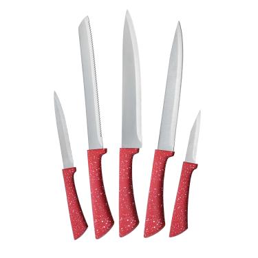 Imagem de Conjunto Facas Euro Home Colorstone 5 Peças Aço Inox Cabo Ergonômico Design Moderno