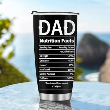 Imagem de Copos isolados Caneca Copo Reirement Pais Aniversário Presentes de Natal para Homens Pai Avô Viagem Essenciais Acessórios Essenciais Deve Ter Alça Gelada Fria 590 ml