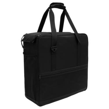 Imagem de Bolsa de transporte, estojo de transporte portátil resistente para máquina Slushie para SLUSHi FS301 FS300, bolsa de armazenamento à prova de poeira para máquina de bebidas congeladas, preto, design