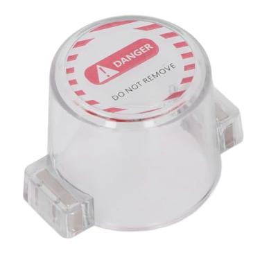 Imagem de FTVOGUE Capa Protetora do Interruptor de Botão, Proteção Transparente do Botão de Parada de Emergência Material PC Com ímã Forte para Equipamentos Industriais BD-H01-5