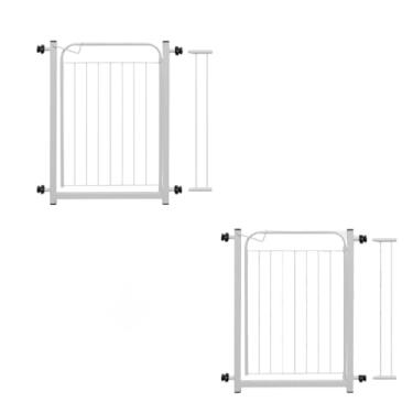 Imagem de Pet door grade dog protection acompanha extensão 10cm(02 PORTÕES BRANCO)