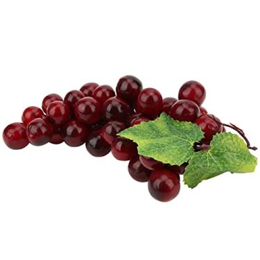Imagem de GLOGLOW Ferramentas de Pintura Decorações de Frutas para Armário de Exibição de Casamento Em Casa, Com Material de PVC de Plástico de Espuma Durável, Uvas Simuladas de Frutas Artificiais Realistas