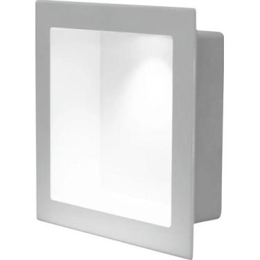 Imagem de Nicho de Embutir 30x50 cm - Mármore Sintético Branco UV para Painéis d