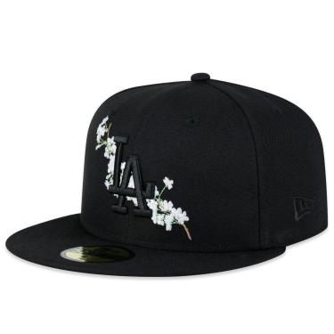 Imagem de Boné 59FIFTY Fitted MLB Los Angeles Dodgers Back to Black-Masculino